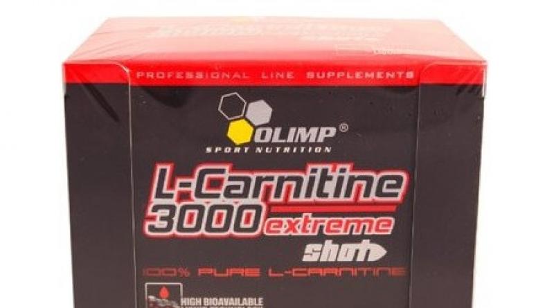 Kako pravilno piti L-Carnitine 3000 iz Olimp Nutrition?